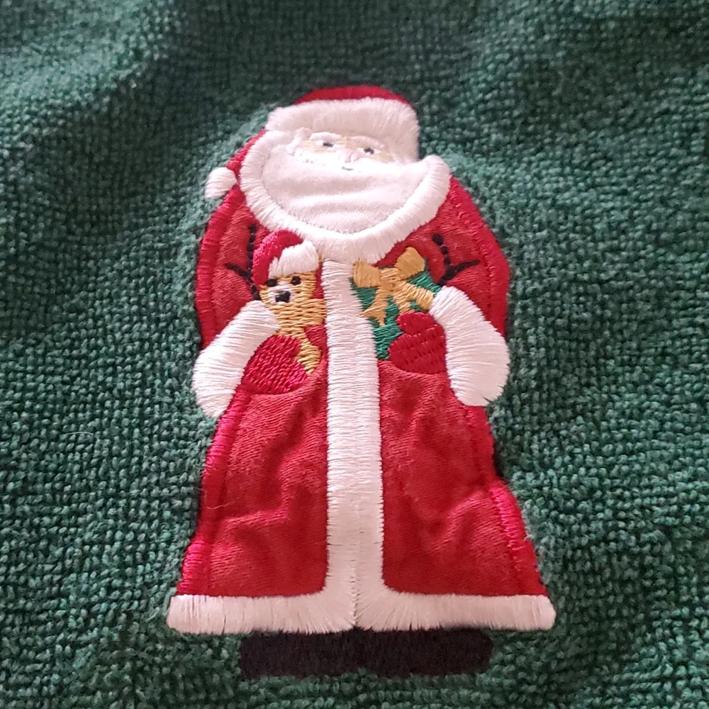 SALE! Santa Hand/Kitchen Towel